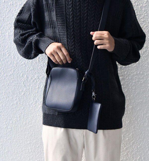 SHIPS any「SHIPS any: スプリット レザー ミニ ショルダーバッグ (カードケース付き)◇」|ショルダー・メッセンジャー|