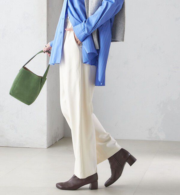 SHIPS for women「〈手洗い可能〉両面起毛 ドロスト パンツ」|その他|