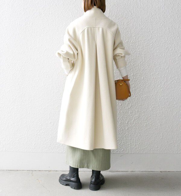 SHIPS any「SHIPS any: ノンミュールジングウール スタンドネック ロング コート」|その他|