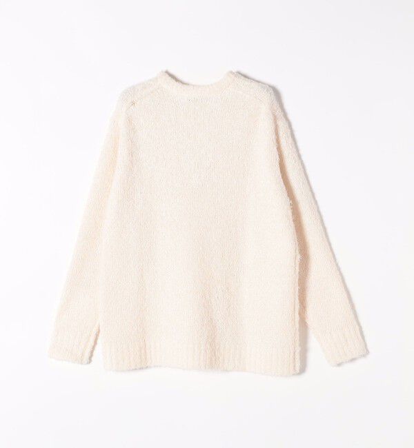 quaranciel「quaranciel:〈手洗い可能〉フェザーヤーン レースアップ ラメ スキッパー ニット」|ニット・セーター|