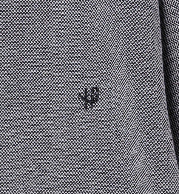 SHIPS「【WEB限定】SHIPS:〈抗菌・防臭〉ワンポイントロゴ バーズアイ ヘンリーネック 長袖 Tシャツ」|Tシャツ・カットソー|