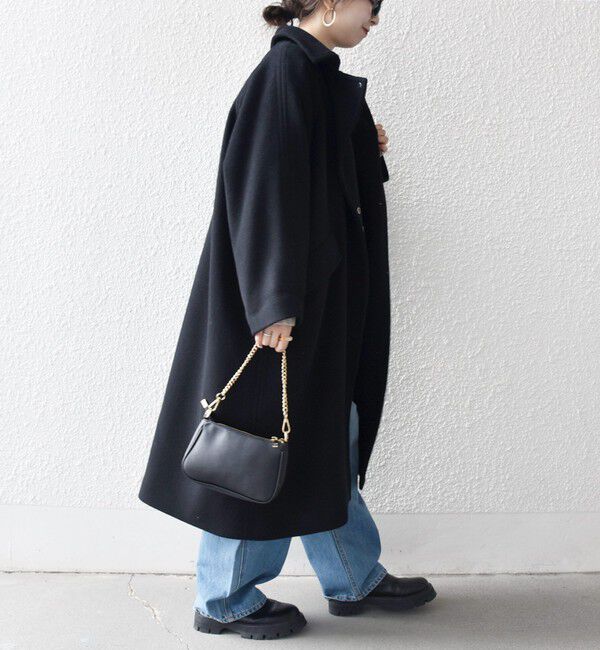 SHIPS any「SHIPS any: バルマカーン コクーン コート 25AW」|ステンカラーコート|