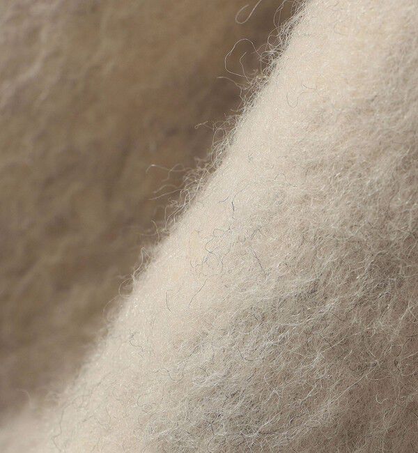 SHIPS any「SHIPS any: シャギー ノーカラー コクーン コート」|ノーカラーコート|