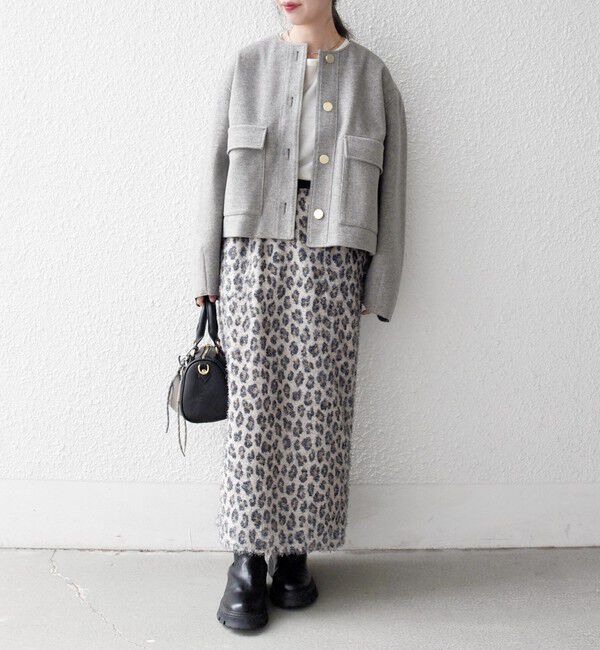 SHIPS any「SHIPS any: エア ニードル ポケット コンパクト ノーカラー ジャケット」|ノーカラージャケット|