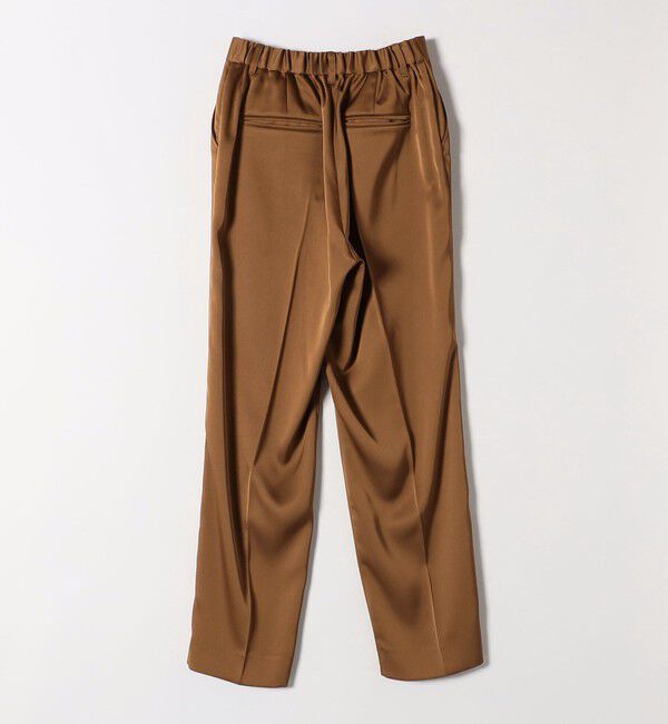 SHIPS any「SHIPS any:〈手洗い可能〉サテン リラックス タック テーパード パンツ」|その他|