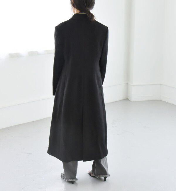 quaranciel「quaranciel: ウール ウエストシェイプ チェスター ロング コート」|チェスターコート|