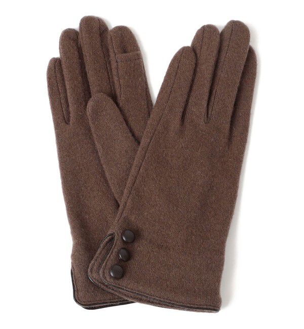 SHIPS for women「カシミヤ ミックス ジャージ グローブ」|手袋|