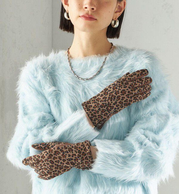 SHIPS for women「カシミヤ ミックス ジャージ グローブ」|手袋|