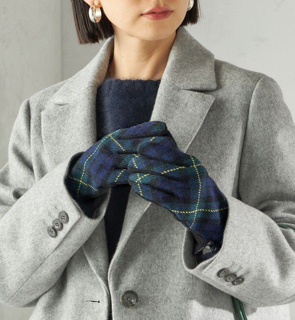SHIPS for women「カシミヤ ミックス ジャージ グローブ」|手袋|