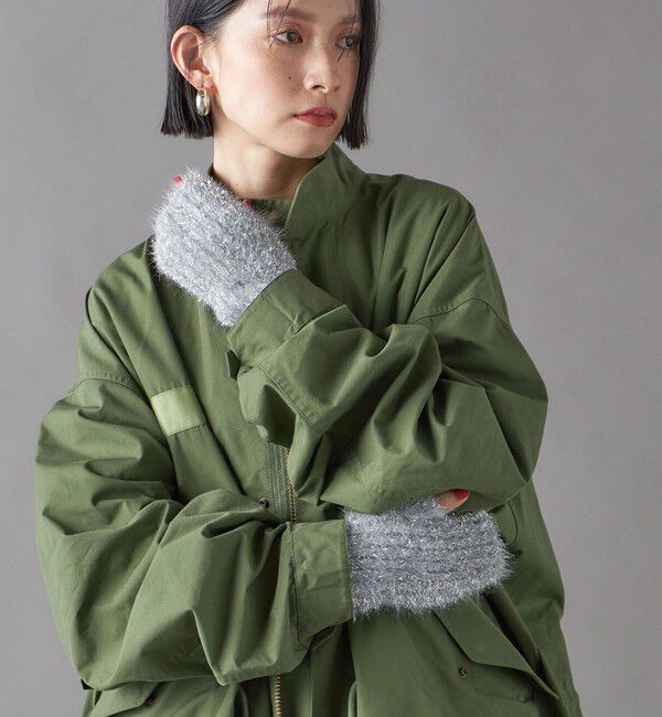 SHIPS for women「ラメ アーム ウォーマー」|手袋|