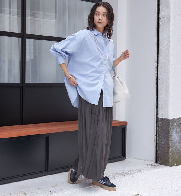 SHIPS for women「〈手洗い可能〉リバーシブル チュール カッセン スカート」|スカート|