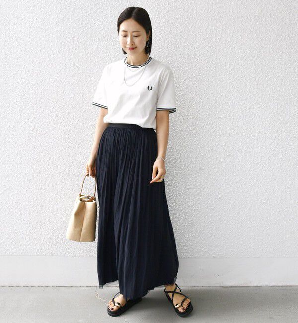 SHIPS for women「〈手洗い可能〉リバーシブル チュール カッセン スカート」|スカート|