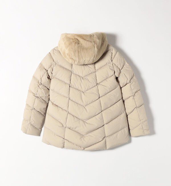 SHIPS any「CAPE HORN: ALVAREZ MATT セミロング フード付き ダウン コート」|ダウン|