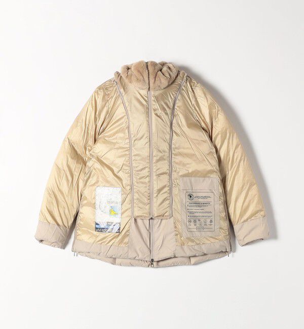 SHIPS any「CAPE HORN: ALVAREZ MATT セミロング フード付き ダウン コート」|ダウン|