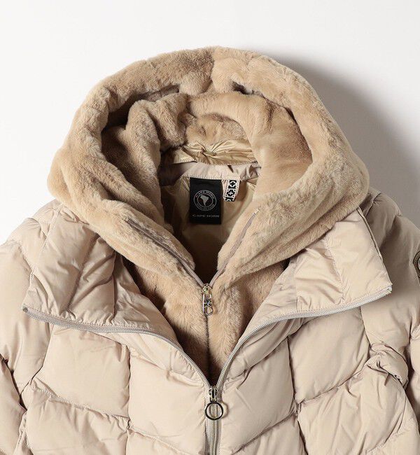 SHIPS any「CAPE HORN: ALVAREZ MATT セミロング フード付き ダウン コート」|ダウン|