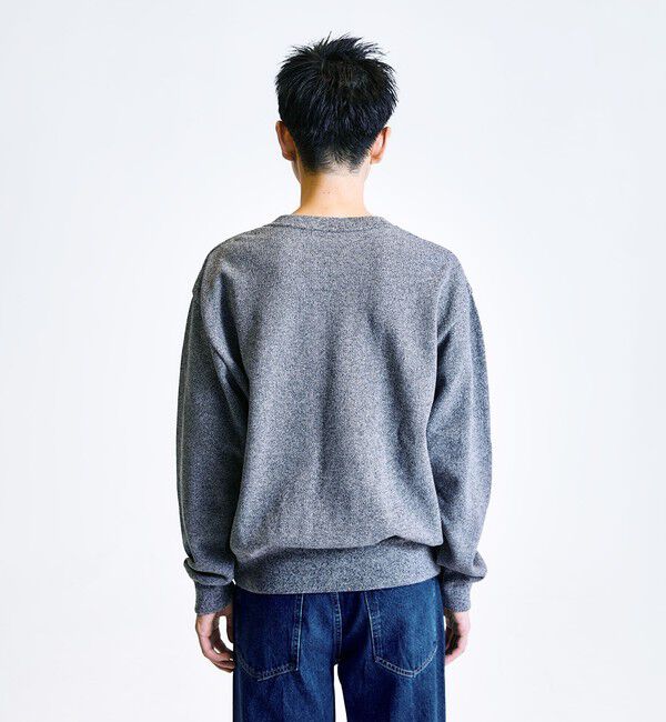 SHIPS「【City Ambient Products別注】crepuscule: LIGHT MOSS STITCH Vネックニット」|ニット・セーター|