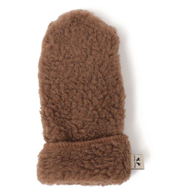 SHIPS any「【SHIPS any別注】Mouflon Mouflon: ストラップ付き ボア ミトン」|手袋|