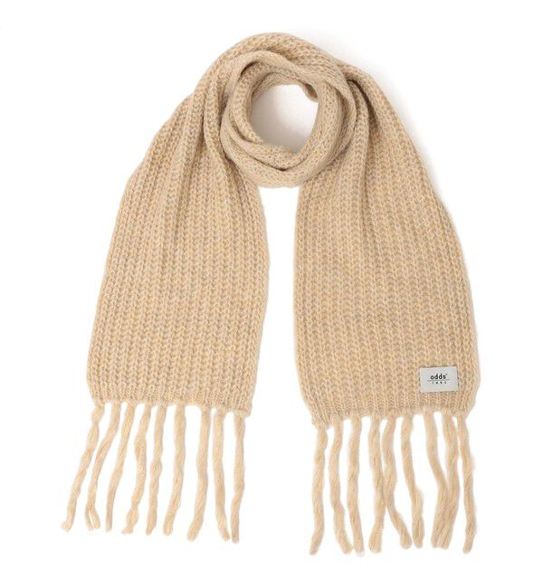 SHIPS Colors 「odds: プレーン マフラー」|マフラー|ナチュラル