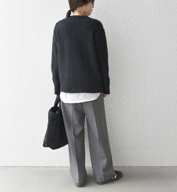 SHIPS any「SHIPS any:〈手洗い可能〉シャギー クルーネック ニット プルオーバー」|ニット・セーター|