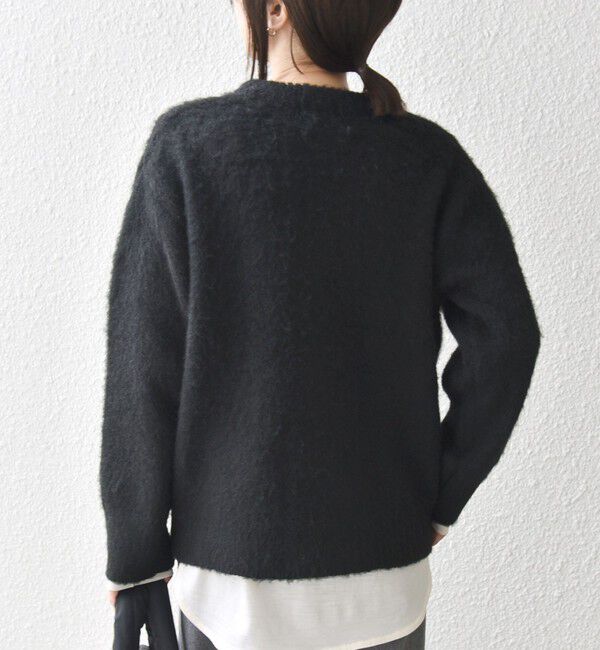SHIPS any「SHIPS any:〈手洗い可能〉シャギー クルーネック ニット プルオーバー」|ニット・セーター|