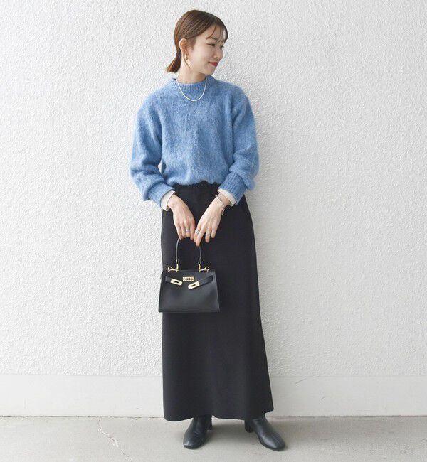 SHIPS any「SHIPS any:〈手洗い可能〉シャギー クルーネック ニット プルオーバー」|ニット・セーター|