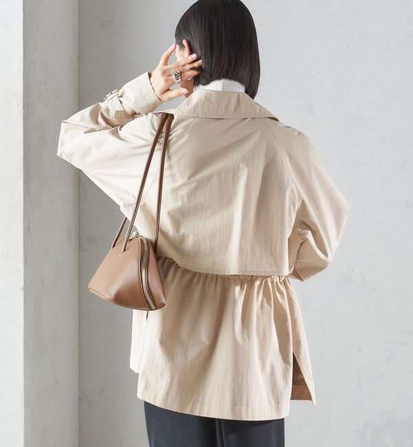 SHIPS for women「〈撥水加工〉ドロスト ショート トレンチ コート」|トレンチコート|