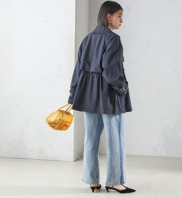 SHIPS for women「〈撥水加工〉ドロスト ショート トレンチ コート」|トレンチコート|