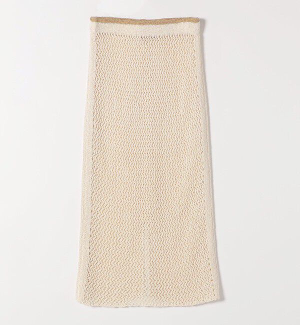 SHIPS for women「LOGAN KNITTING MILLS:〈手洗い可能〉クロシェ スカート」|スカート|