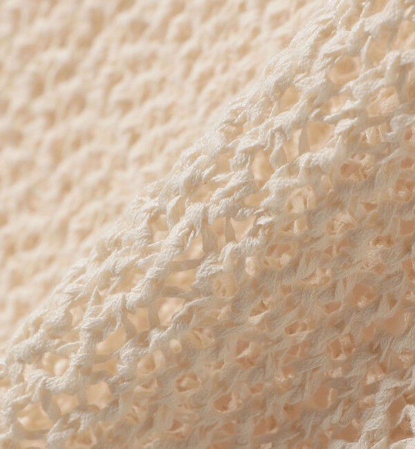 SHIPS for women「LOGAN KNITTING MILLS:〈手洗い可能〉クロシェ スカート」|スカート|