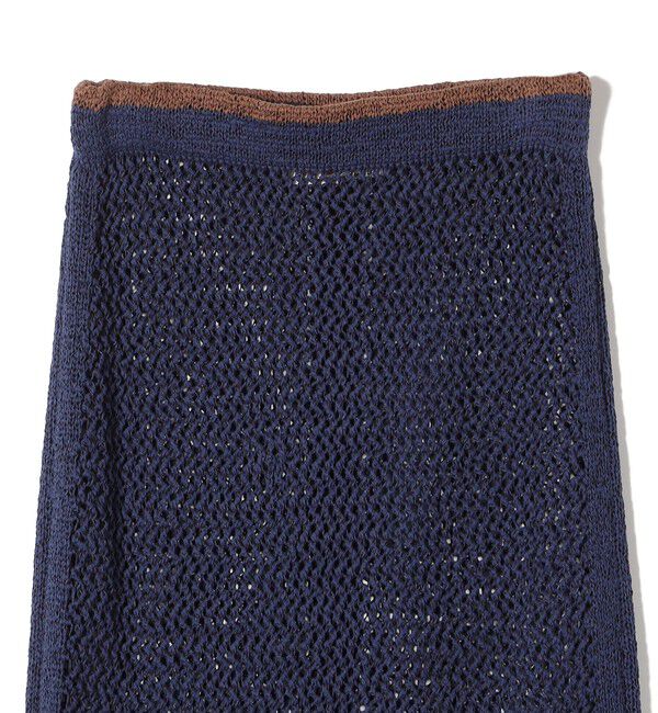 SHIPS for women「LOGAN KNITTING MILLS:〈手洗い可能〉クロシェ スカート」|スカート|
