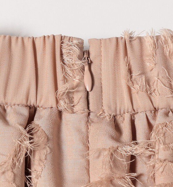 SHIPS any「SHIPS any:〈手洗い可能〉フラワー カット ジャカード  ボリューム スカート」|スカート|