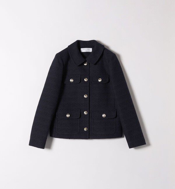 SHIPS any「SHIPS any: ツイード シングル ポケット ジャケット［NAVY BLUE］」|その他|