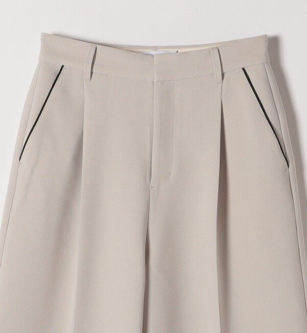 SHIPS any「SHIPS any:〈洗濯機可能〉ダブルクロス クロップド ワイド パンツ ［NAVY BLUE］」|その他|