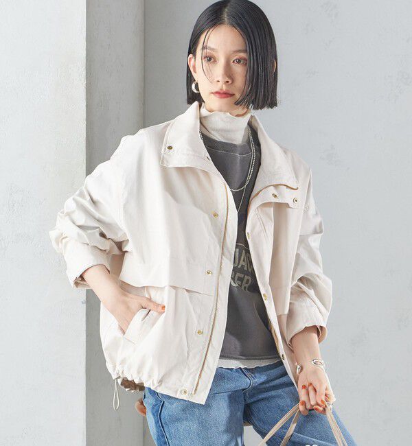 SHIPS for women「〈洗濯機可能〉LIMONTA EAST 中綿 ベスト付き ナイロン ブルゾン」|ブルゾン・スタジャン|