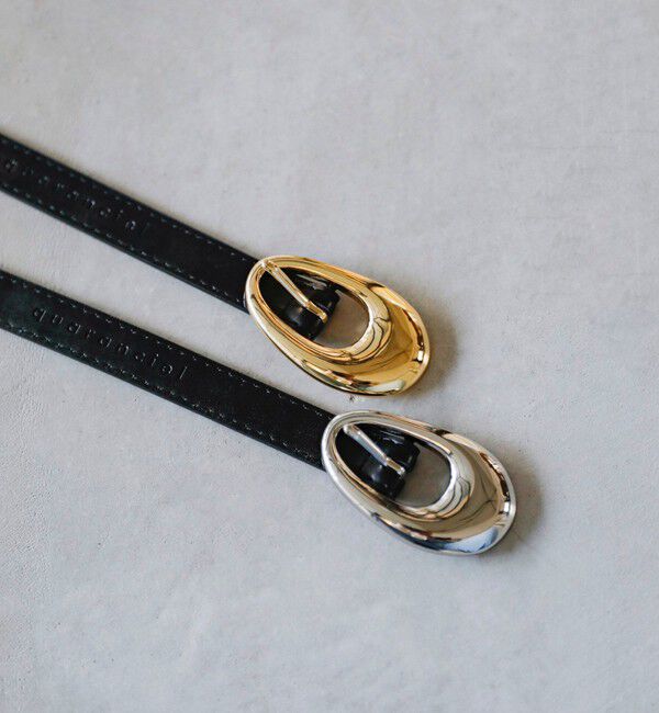 quaranciel「quaranciel: メタル バックル 8hole レザー ベルト」|ベルト|