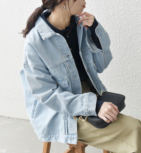 SHIPS any「《一部追加予約》SHIPS any:〈洗濯機可能〉デニム ジャケット［SHIPS any DENIM］」|デニムジャケット|