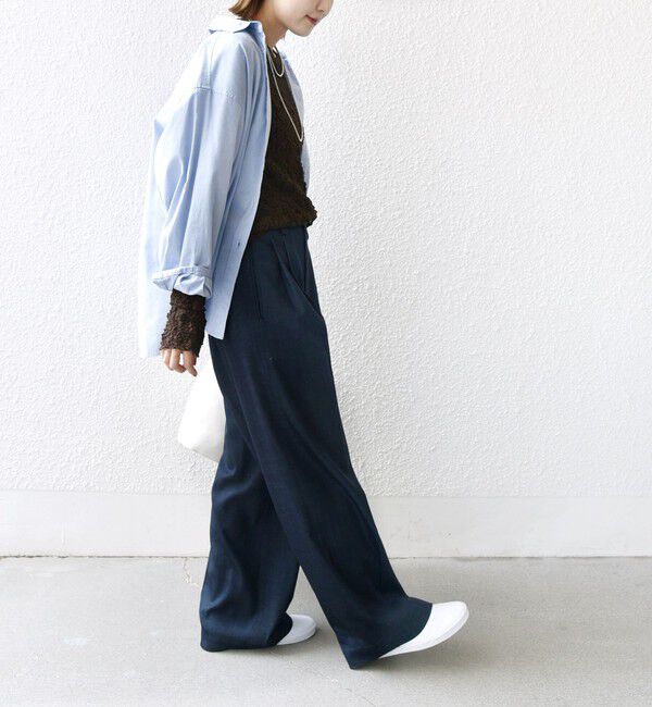 SHIPS for women「〈手洗い可能〉ラッセル レース クルーネック カットソー」|Tシャツ・カットソー|