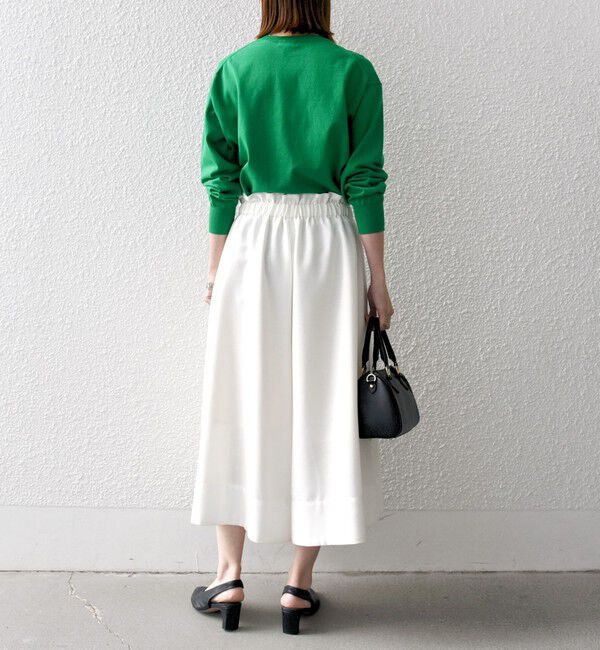 SHIPS any「SHIPS any:〈洗濯機可能〉ドライタッチ ギャザー キュロット パンツ」|その他|