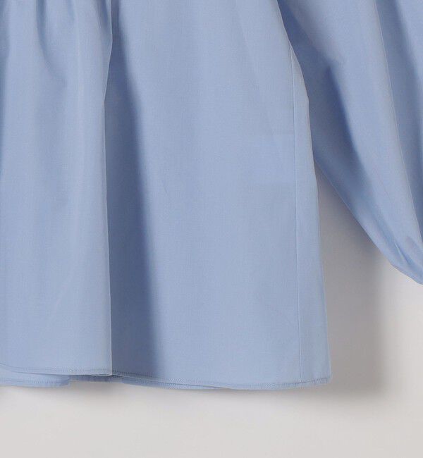 SHIPS any「SHIPS any:〈洗濯機可能〉REPREVE ギャザー パフシャツ ブラウス」|シャツ・ブラウス|