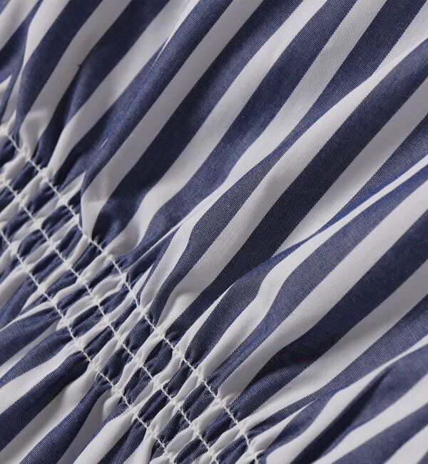 SHIPS any「SHIPS any:〈洗濯機可能〉REPREVE ギャザー パフシャツ ブラウス」|シャツ・ブラウス|