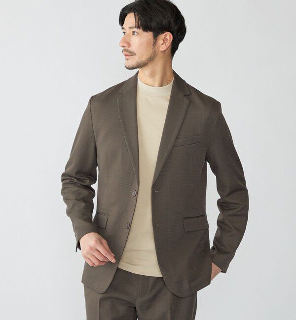 SHIPS「SHIPS:〈手洗い可能〉ホップサック テック セットアップ (ジャケット＋パンツ)」|スーツ|