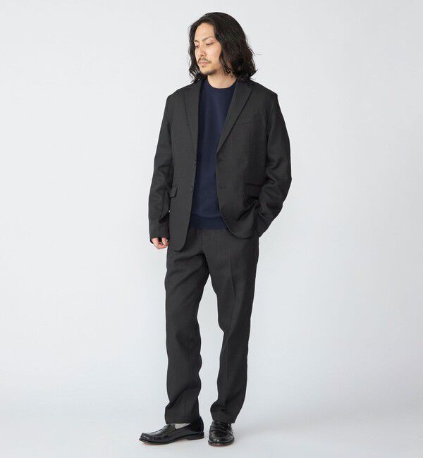 SHIPS「SHIPS:〈手洗い可能〉ホップサック テック セットアップ (ジャケット＋パンツ)」|スーツ|