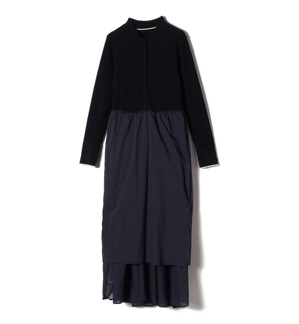 SHIPS for women「〈手洗い可能〉ポロ 衿 シアー ティアード ワンピース」|ワンピース|