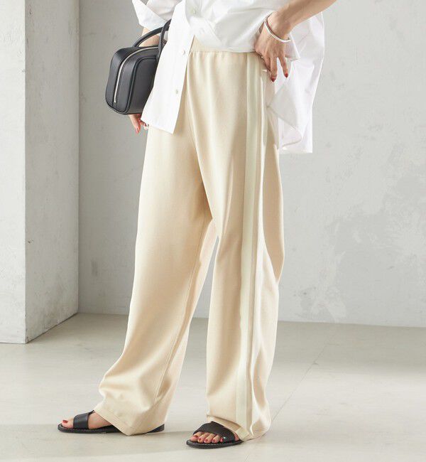 SHIPS for women「〈手洗い可能〉サイドライン ニット パンツ」|その他|