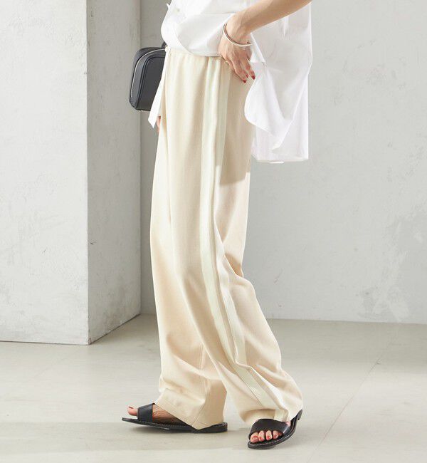 SHIPS for women「〈手洗い可能〉サイドライン ニット パンツ」|その他|