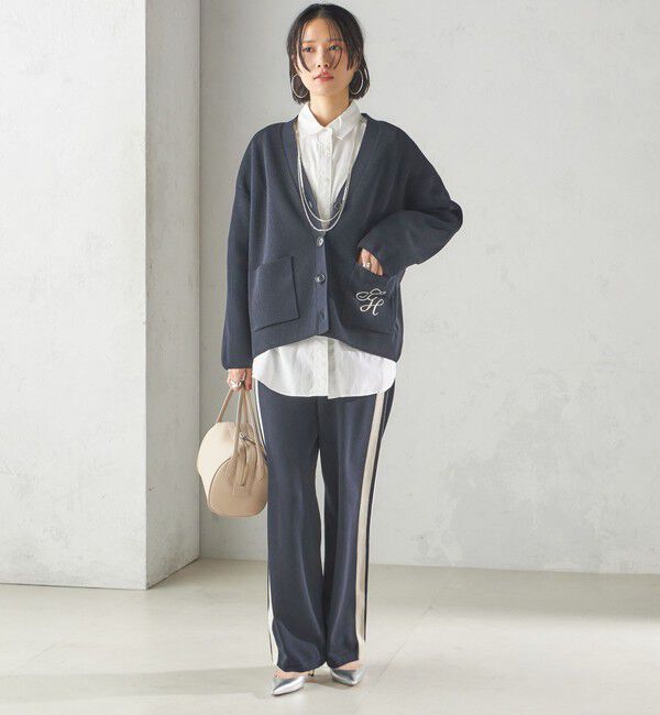 SHIPS for women「〈手洗い可能〉サイドライン ニット パンツ」|その他|