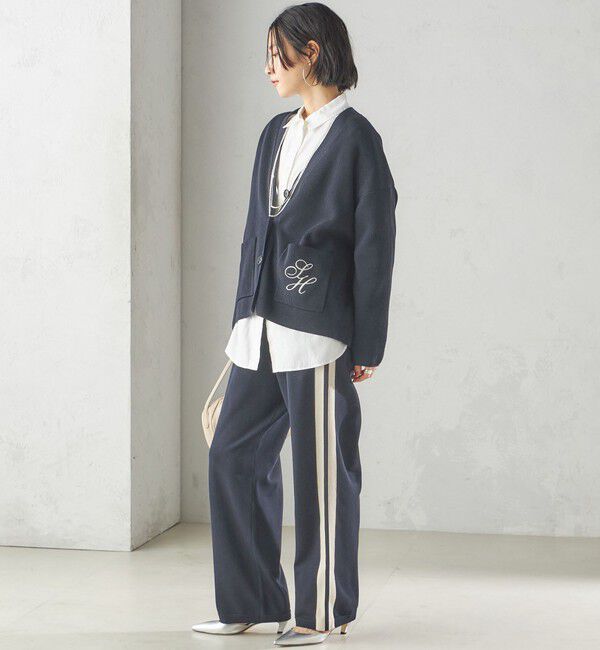 SHIPS for women「〈手洗い可能〉サイドライン ニット パンツ」|その他|