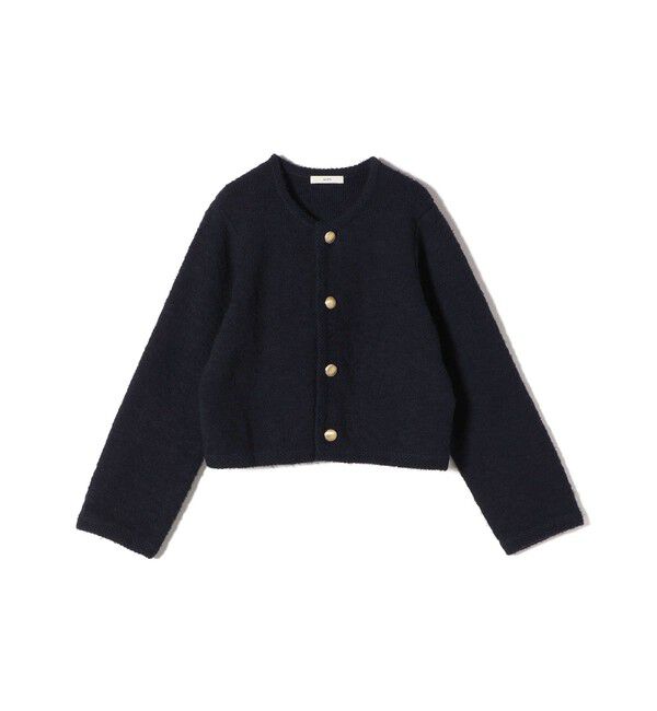SHIPS for women「〈手洗い可能〉ミックス ツイード ショート ジャケット」|カーディガン|