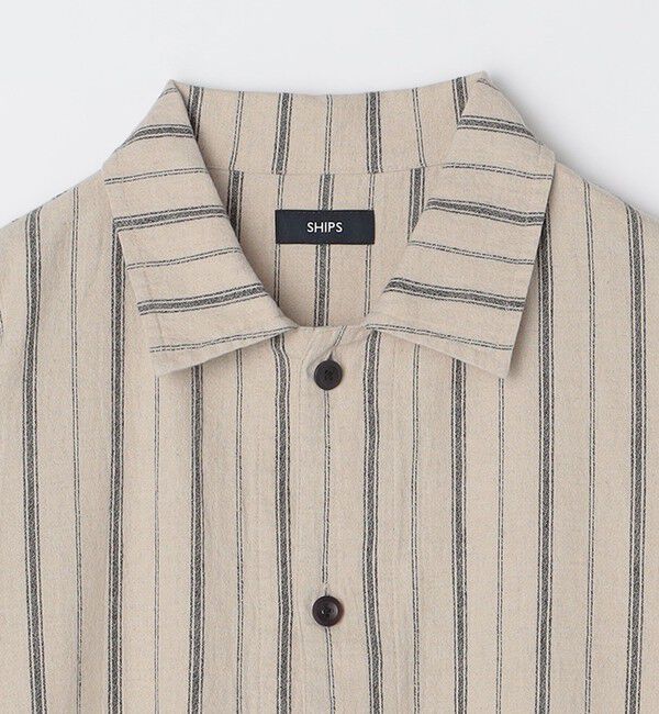 SHIPS「SHIPS: リネン コットン アムンゼン シャツ アウター」|シャツ・ブラウス|