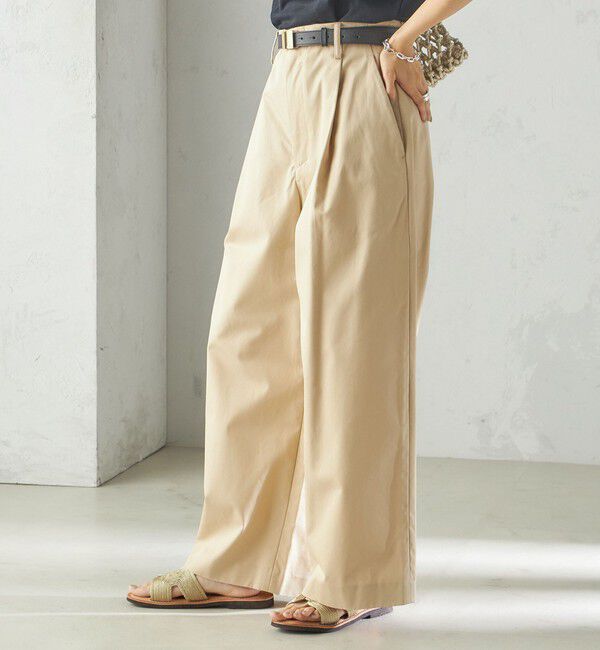 SHIPS for women「SHIPS Primary Navy Label:チノパンツ」|チノ|